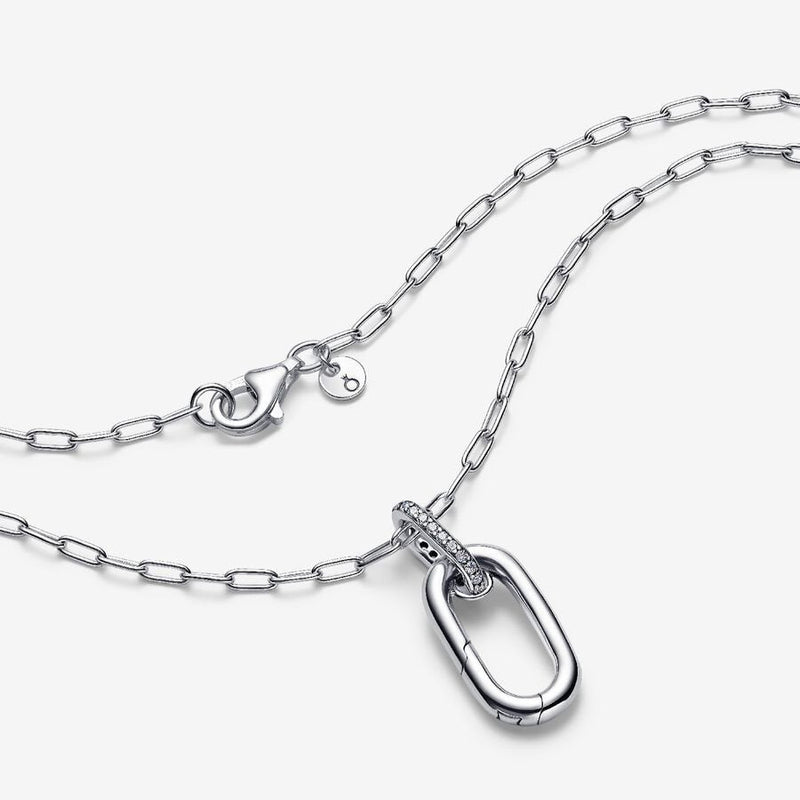 Openable Silver Link Pandora Necklace