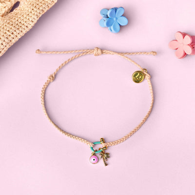 Bonne Chance Gold Charm Pura Vida Bracelet