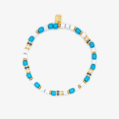 World Water Day Mixed Bead Pura Vida Bracelet