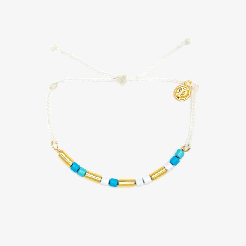 Undertow Enamel Bead Charm Pura Vida Bracelet