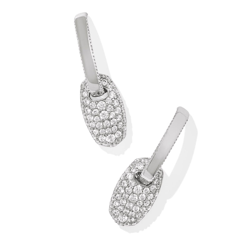 Bailey Pave Huggie Kendra Scott Earrings