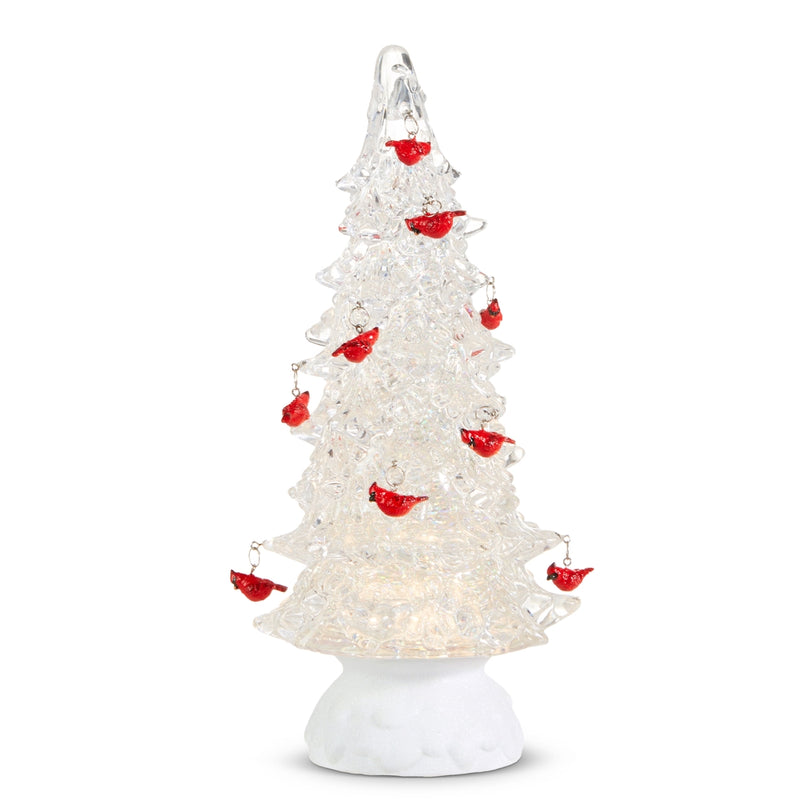 Clear Cardinal Christmas Tree