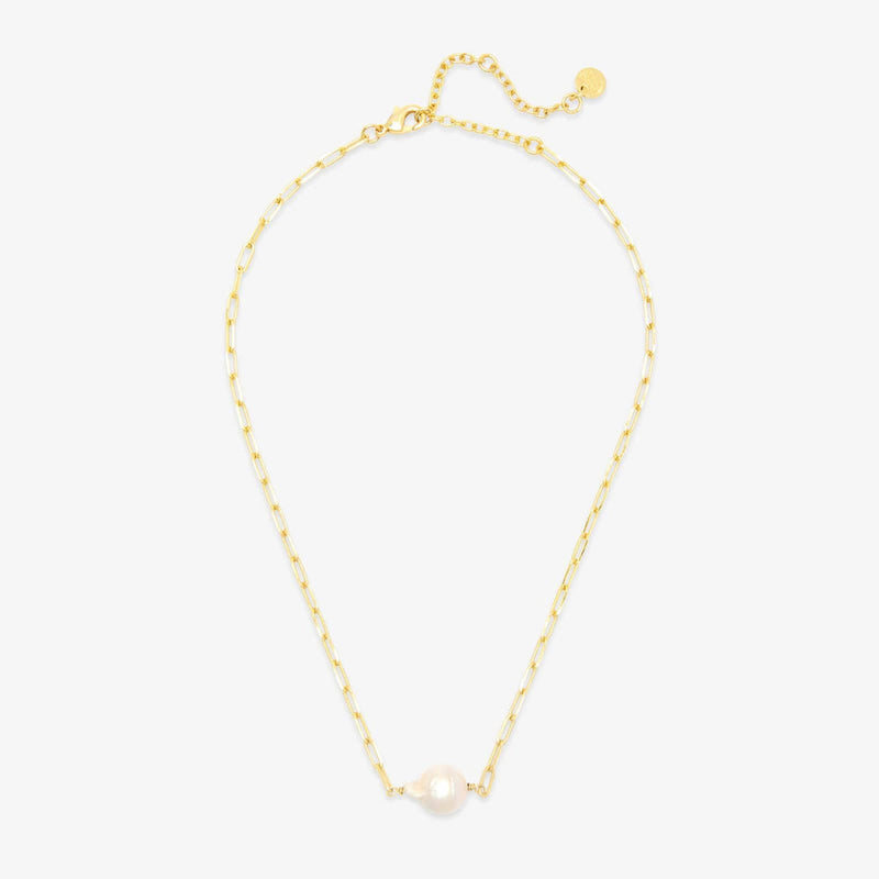 Pearl Paperclip Choker Pura Vida Necklace