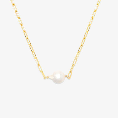 Pearl Paperclip Choker Pura Vida Necklace