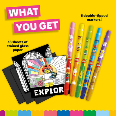 Klutz LEGO Stained Glass Art Kit