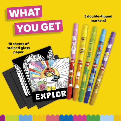 Klutz LEGO Stained Glass Art Kit