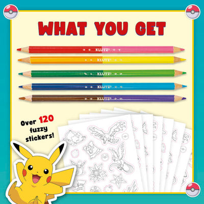 Klutz Pokemon Fuzzy Sticker Kit