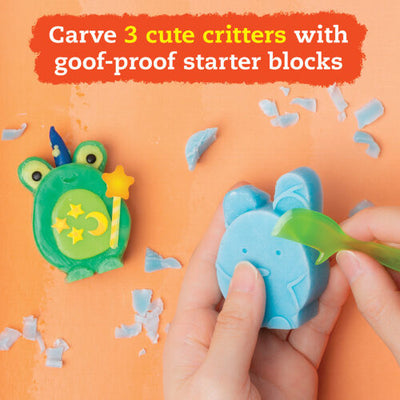 Klutz Carve Wax Animals Kit