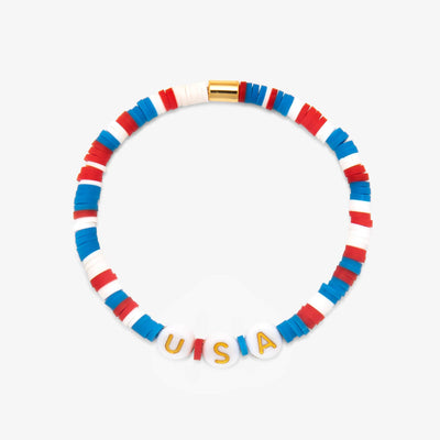 USA Disc Stretch Pura Vida Bracelet