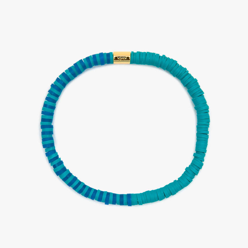 Seascape Vinyl Disc Stretch Pura Vida Bracelets