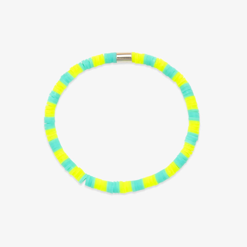 Seascape Vinyl Disc Stretch Pura Vida Bracelets