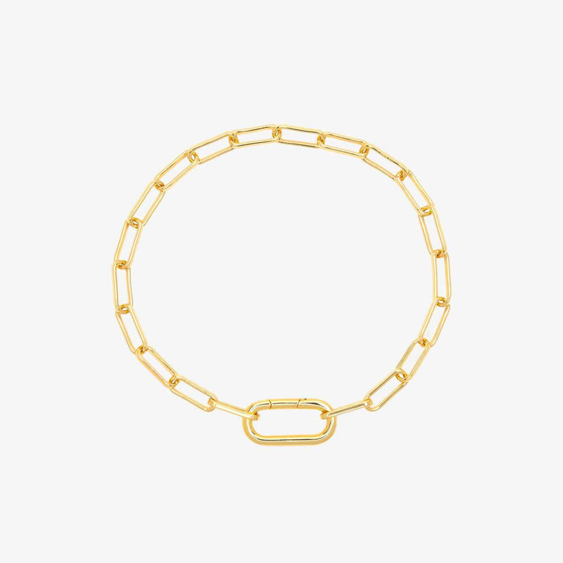Harper Oval Charm Chain Pura Vida Bracelet