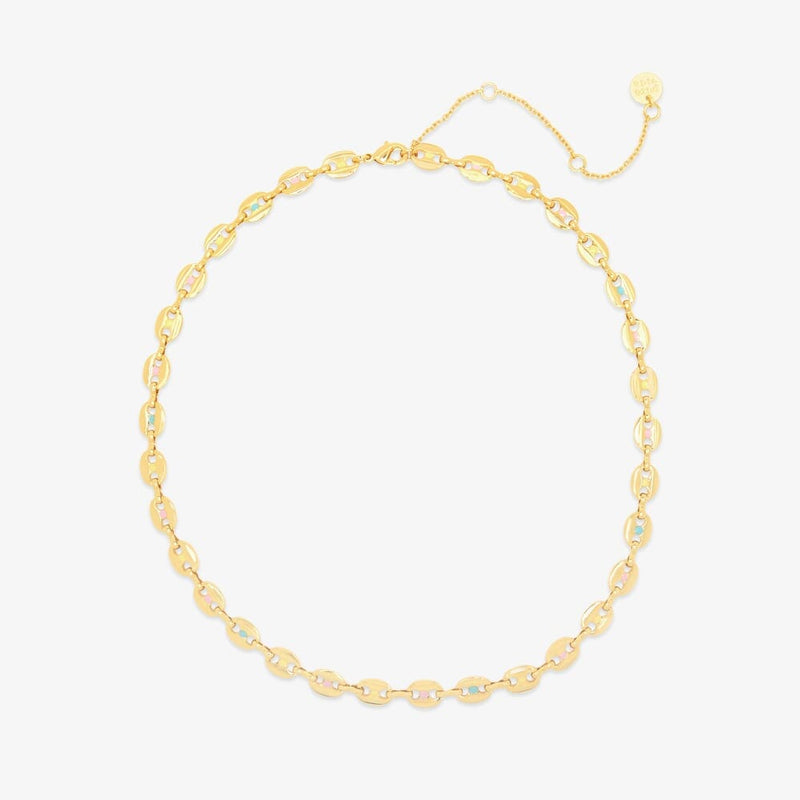 Mariner Enamel Chain Necklace