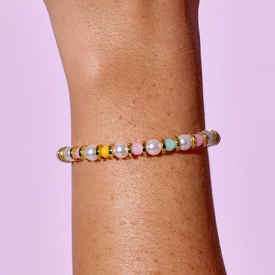 Pearl Bloom Pura Vida Stretch Bracelet