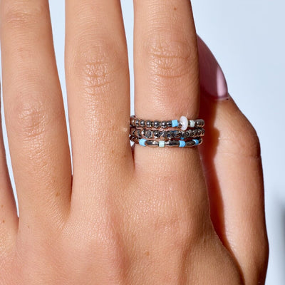 Sweet Capri Pura Vida Stretch Ring Set