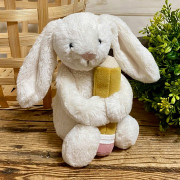 Bashful Bunny with Pencil Jellycat