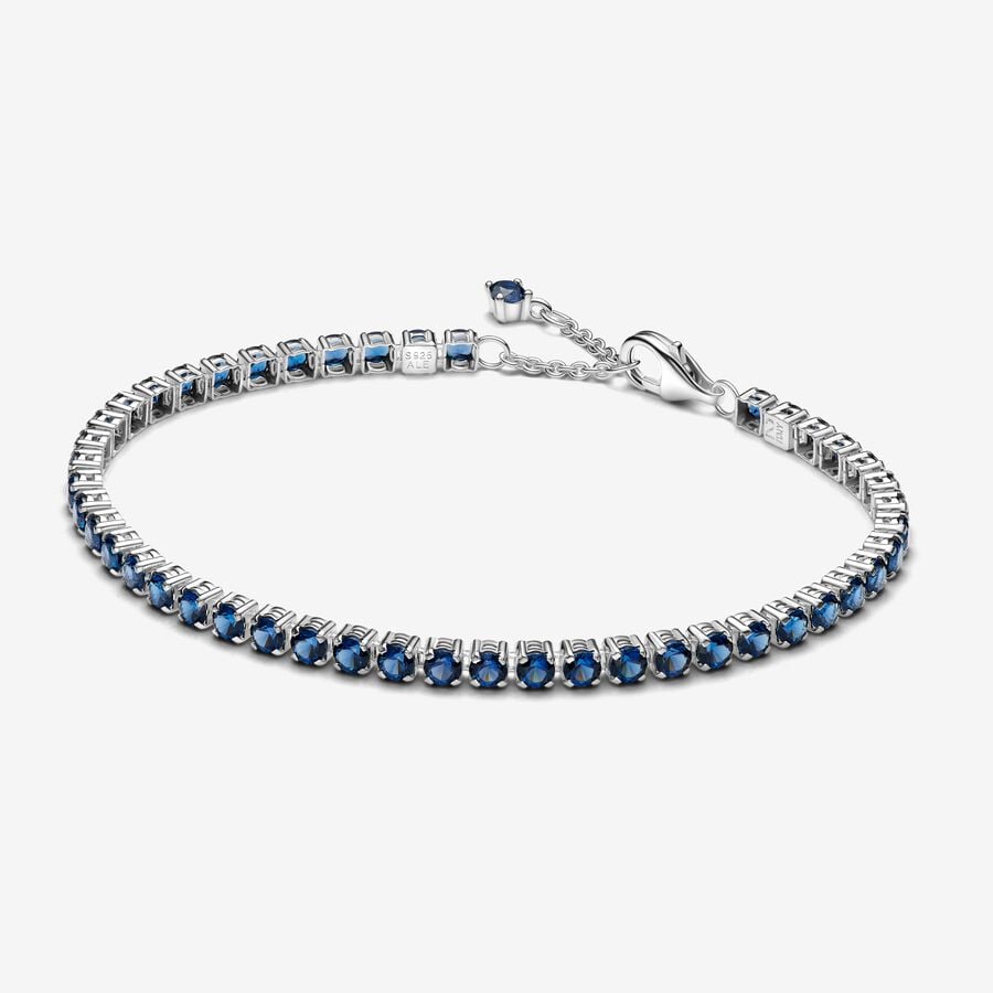Sparkling Blue Tennis Pandora Bracelet Apothecary Gift Shop