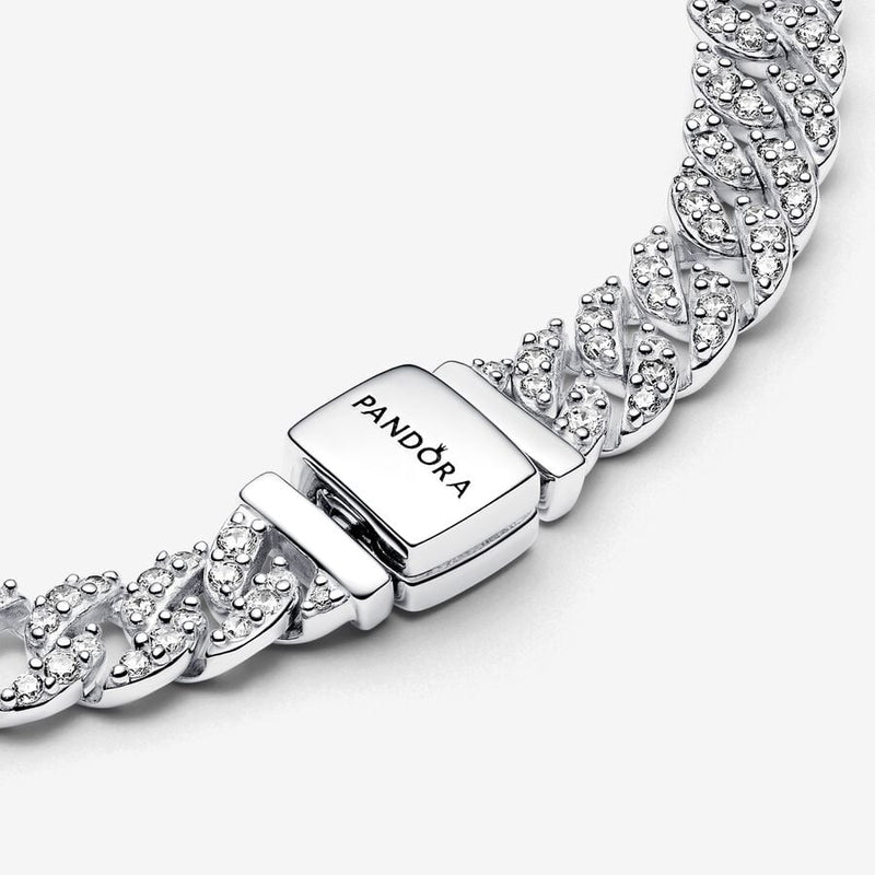 Pandora Timeless Pavé Cuban Chain Bracelet