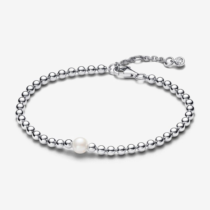 Treated Freshwater Cultured Pearl & Beads Pandora Bracelet