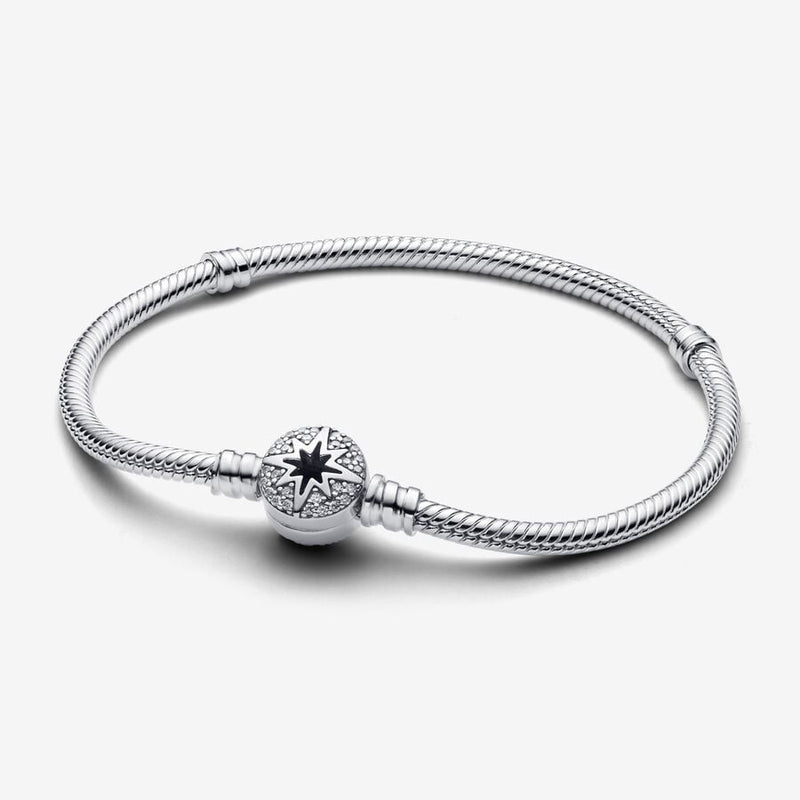 North Star Clasp Snake Chain Pandora Bracelet