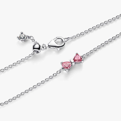 Pink Bow Chain Pandora Bracelet