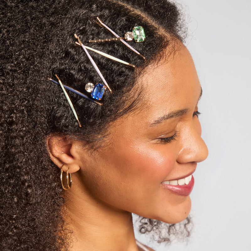 Bobby Pin Cloud & Gem 8 Piece Set by Kitsch