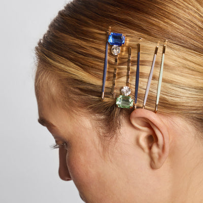 Bobby Pin Cloud & Gem 8 Piece Set by Kitsch