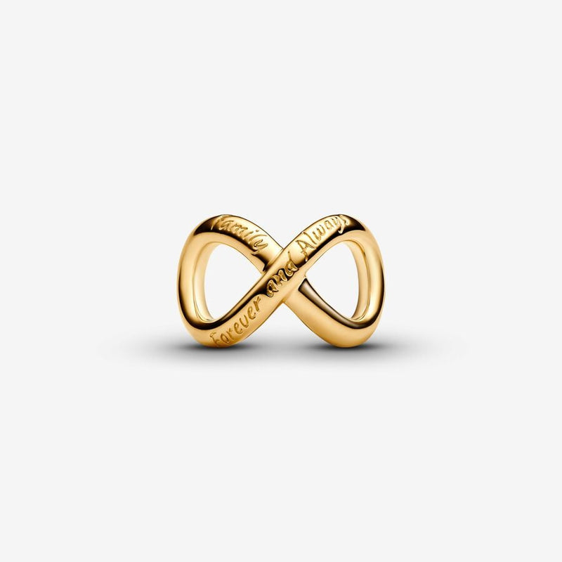 Forever & Always Infinity Gold Plated Pandora Charm