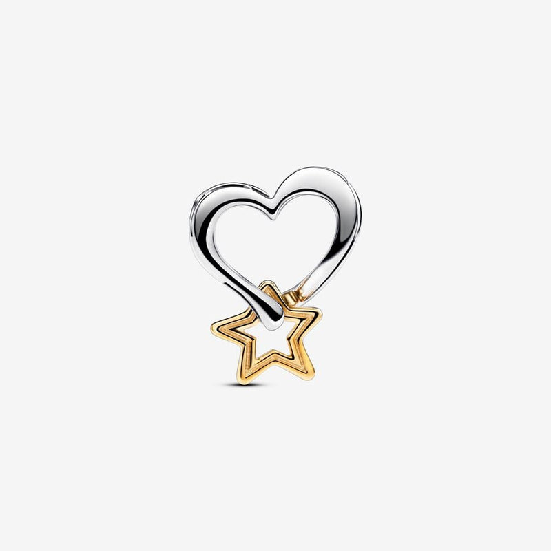 Lucky Star & Heart Pandora Charm