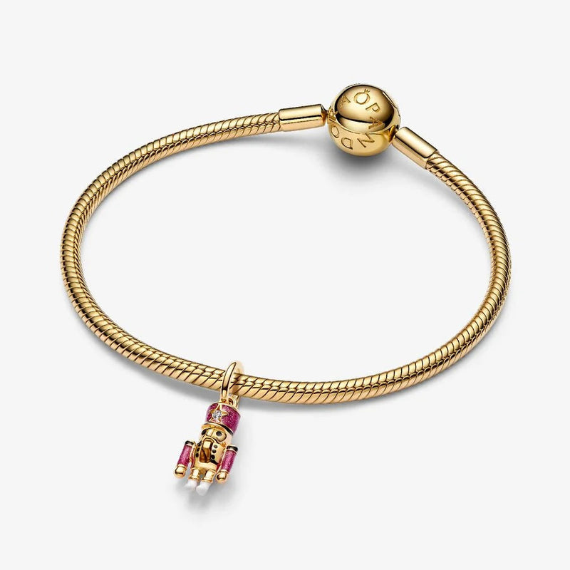 Moveable Gold Nutcracker Pandora Charm