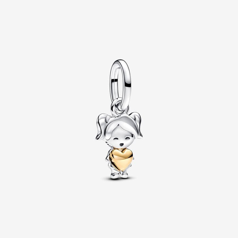 Happy Girl Dangle Pandora Charm