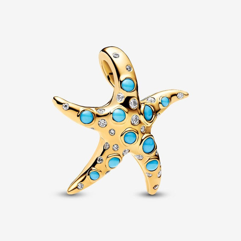Sparkling Blue Starfish Pandora Charm