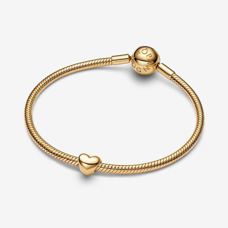 Mini Gold Heart Pandora Charm