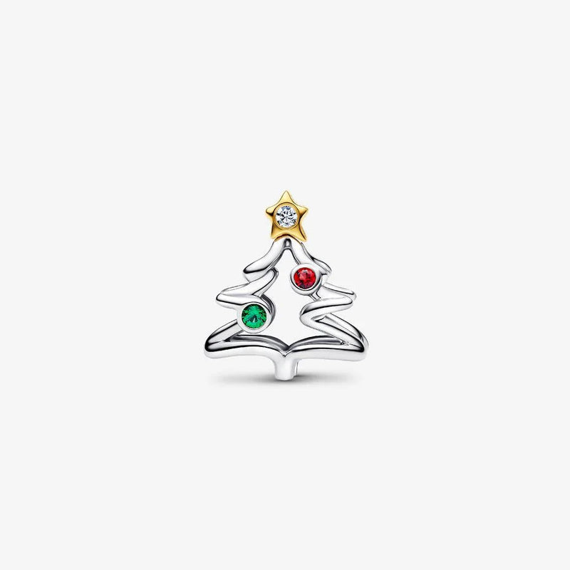 Openwork Christmas Tree Pandora Charm