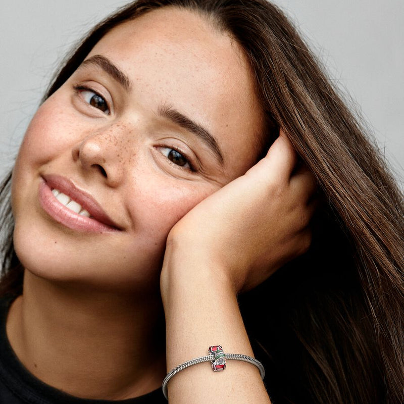 Festive Car & Tree Pandora Charm