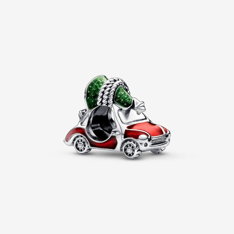 Festive Car & Tree Pandora Charm