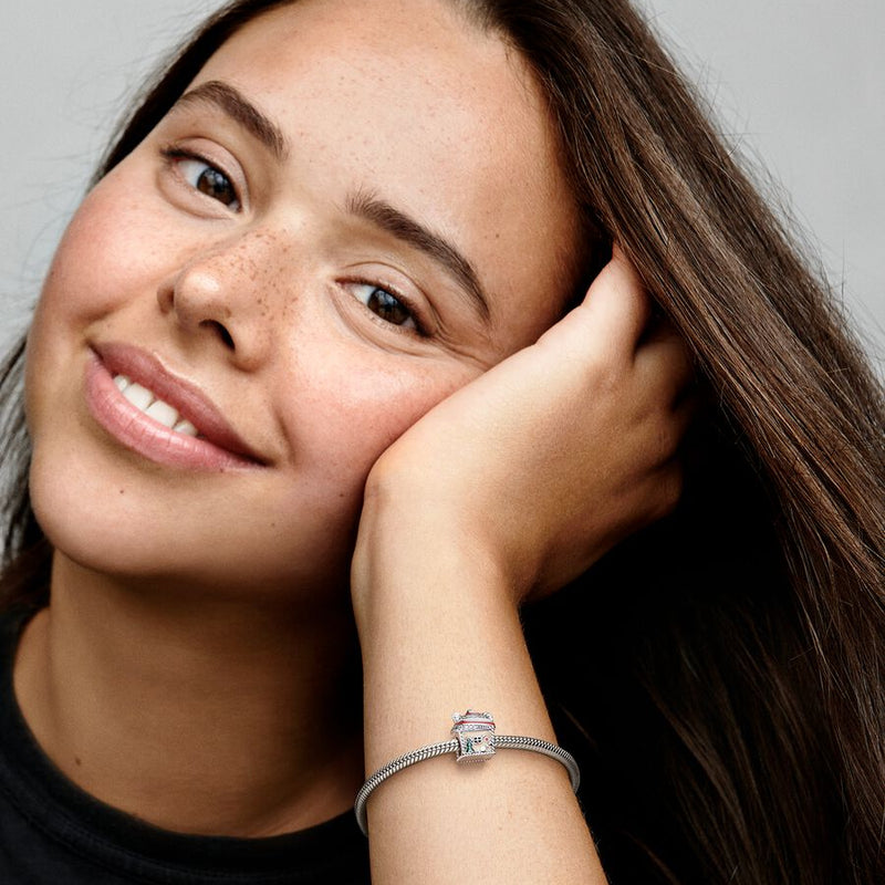 Festive Gingerbread House Pandora Charm