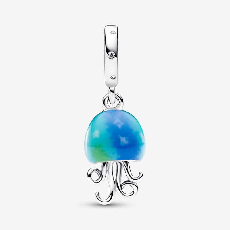 Color-changing Jellyfish Dangle Pandora Charm