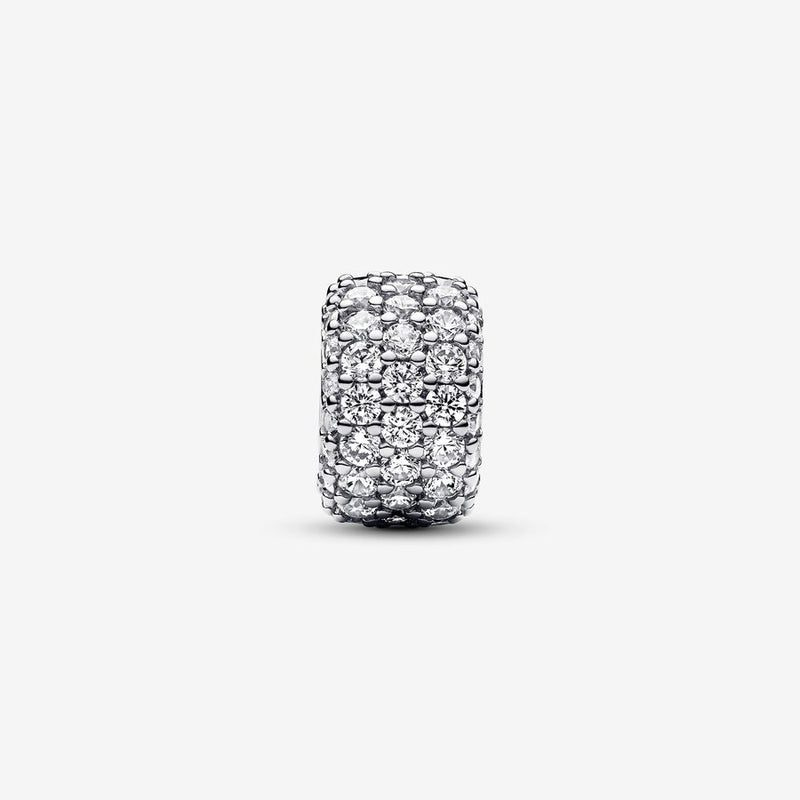 Sparkling Pavé Triple-row Pandora Charm