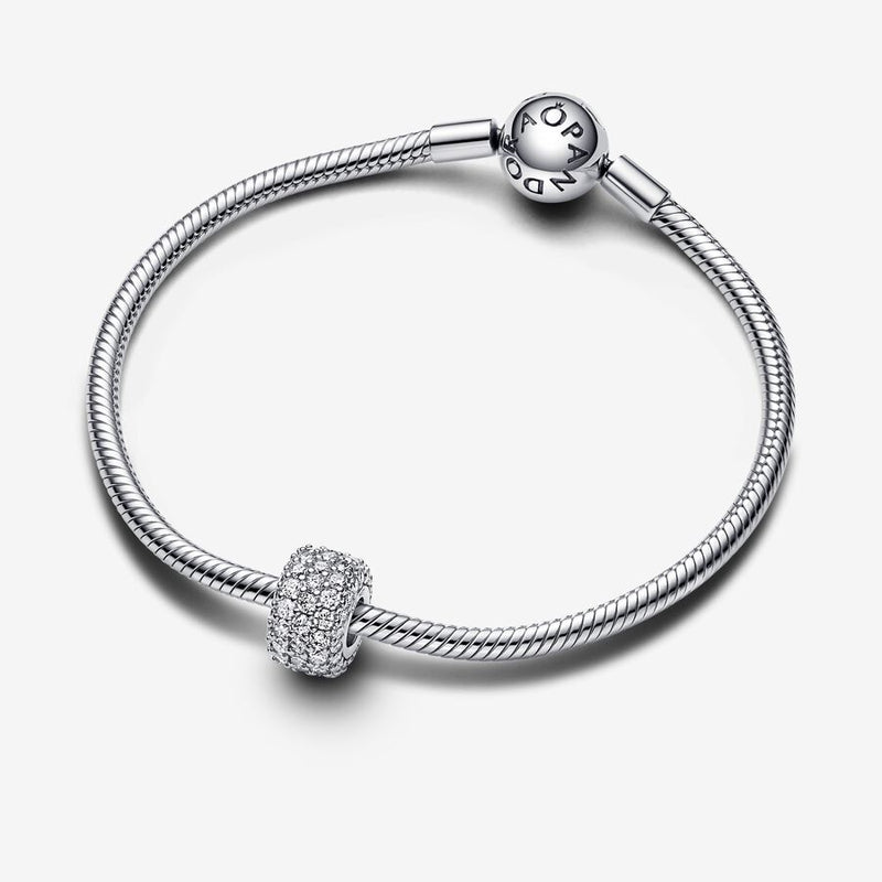 Sparkling Pavé Triple-row Pandora Charm