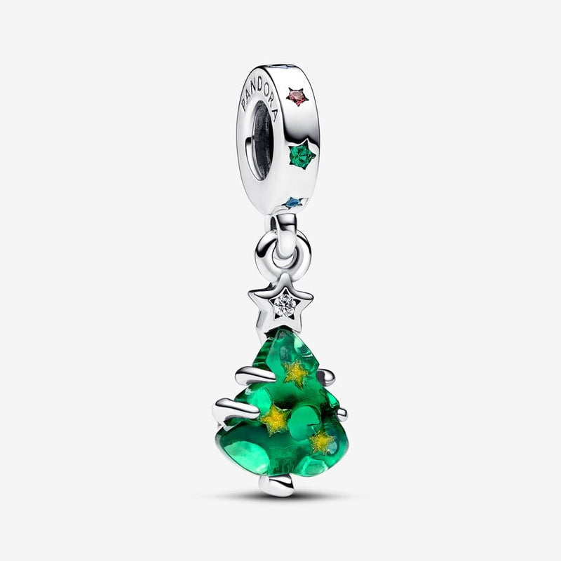 Sparkling Christmas Tree Dangle Pandora Charm