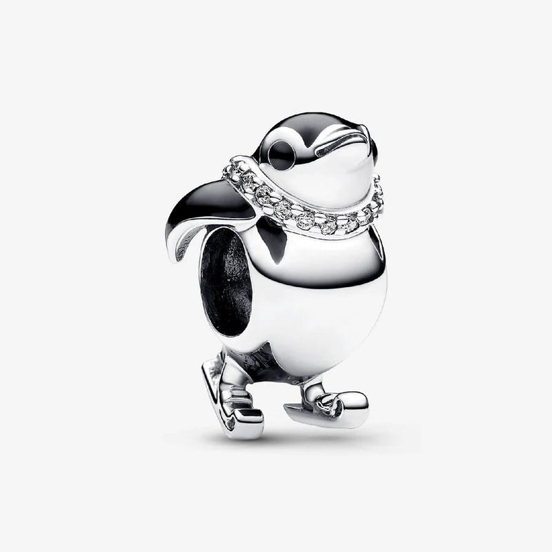 Skiing Penguin Pandora Charm
