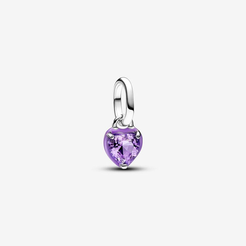 Pandora ME Purple Chakra Heart Mini Dangle Charm