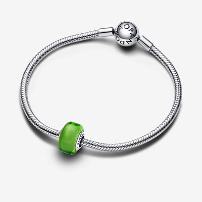 Green Mini Murano Glass Pandora Charm