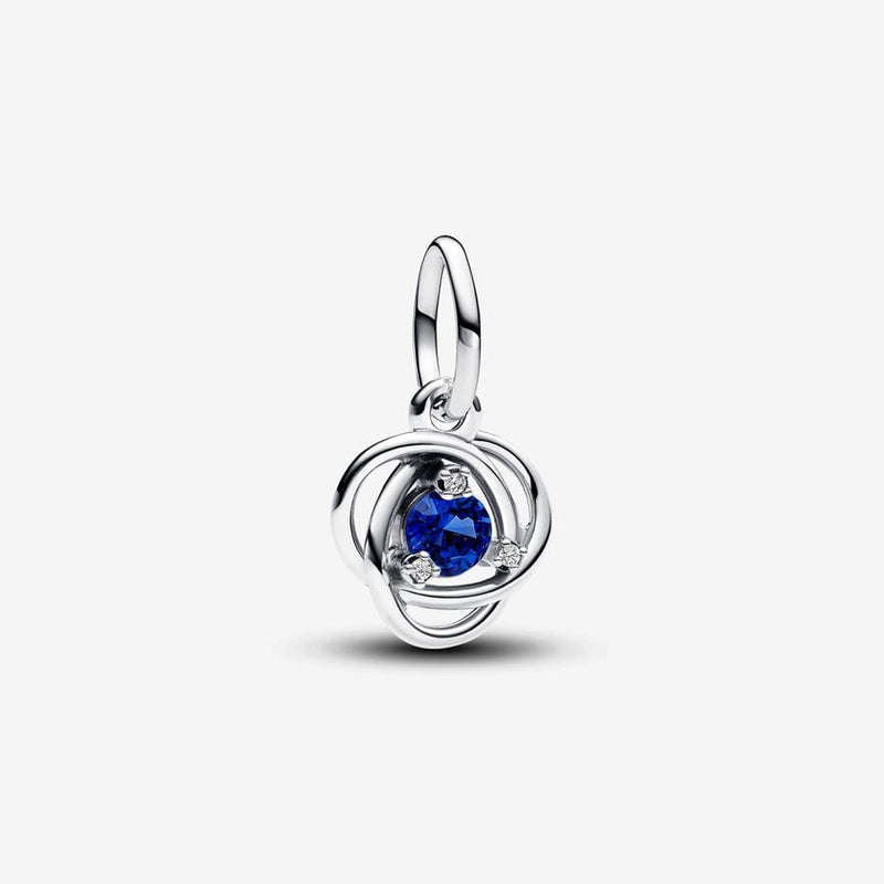 September Blue Eternity Circle Dangle Pandora Charm