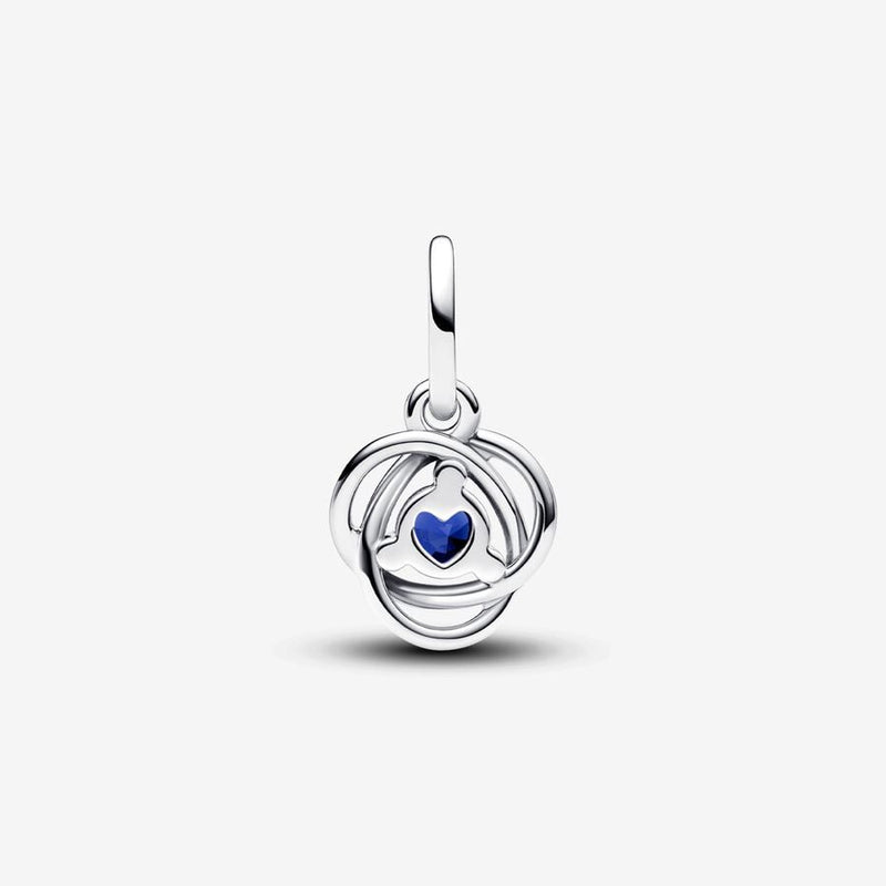 September Blue Eternity Circle Dangle Pandora Charm