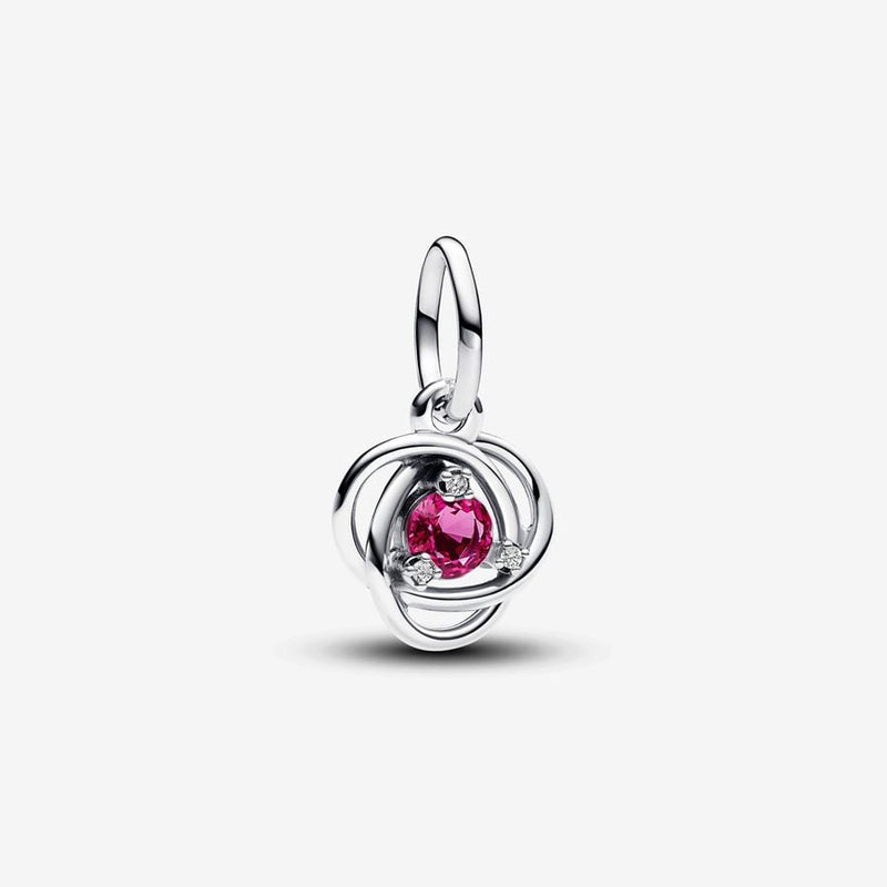 October Pink Eternity Circle Dangle Pandora Charm