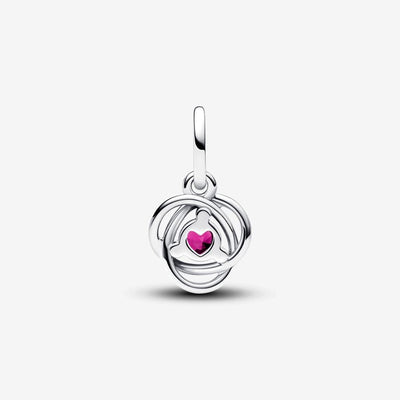 October Pink Eternity Circle Dangle Pandora Charm