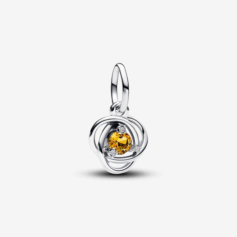 November Honey Eternity Circle Dangle Pandora Charm