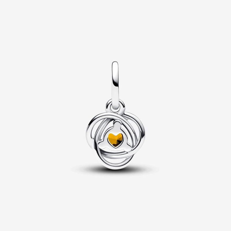 November Honey Eternity Circle Dangle Pandora Charm